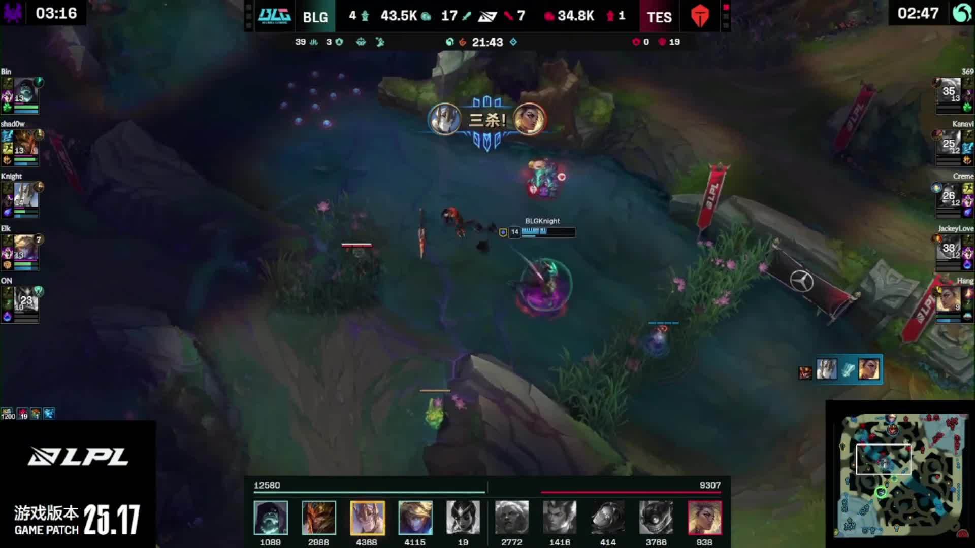 米兰APP下载-BLG险胜TES,Bwipo制霸全场