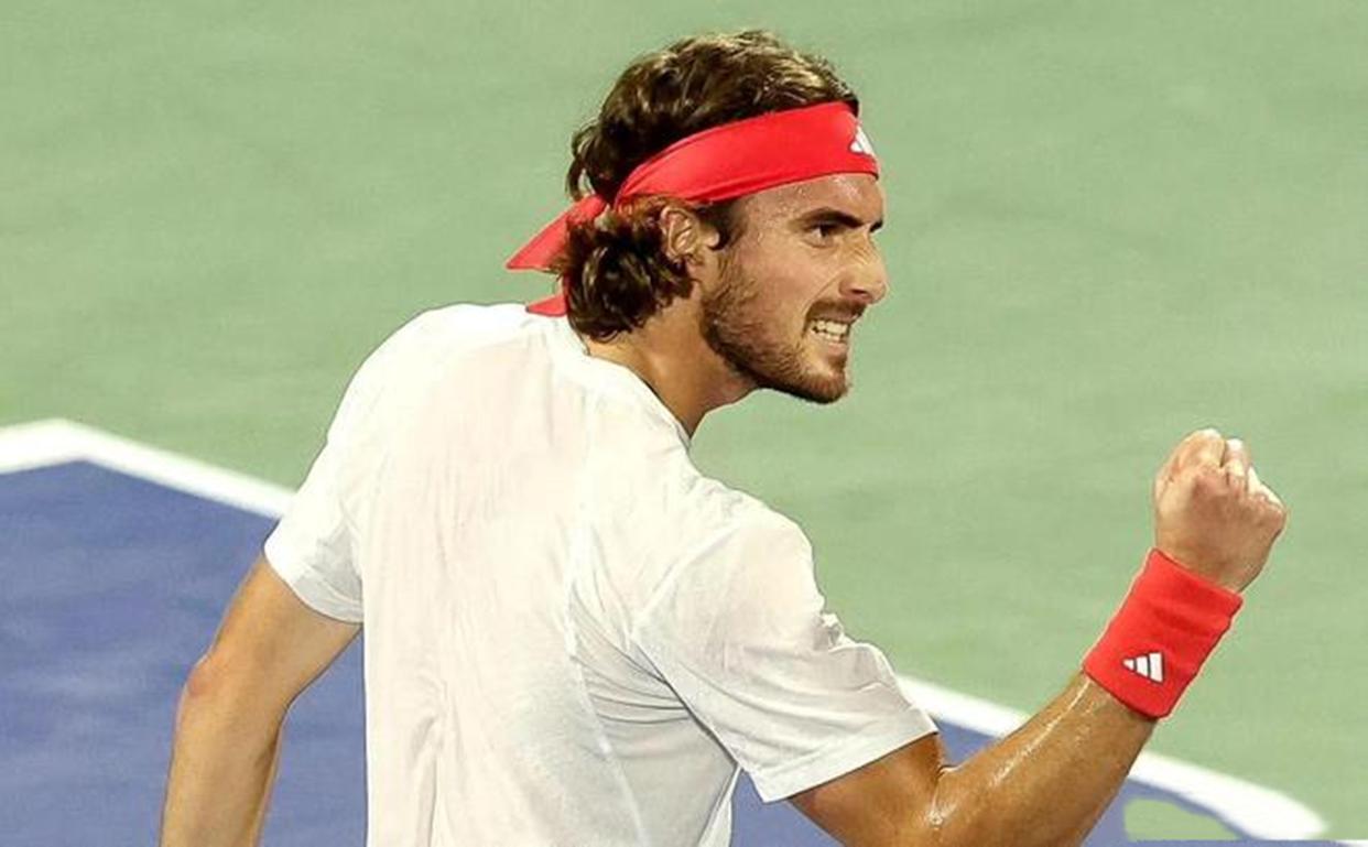 法国网球队碾压英国网球队，西西帕斯完成帽子戏法的简单介绍